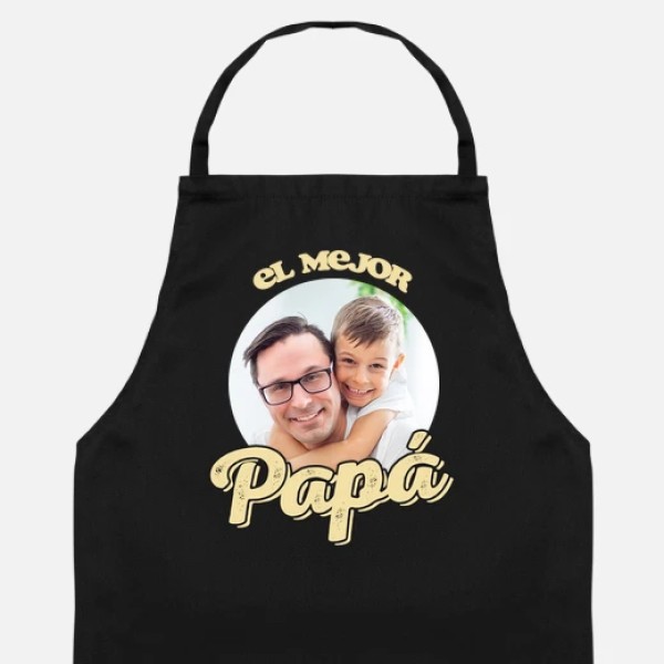 delantal el mejor papu00e1 regalos du00eda del padre personalizados