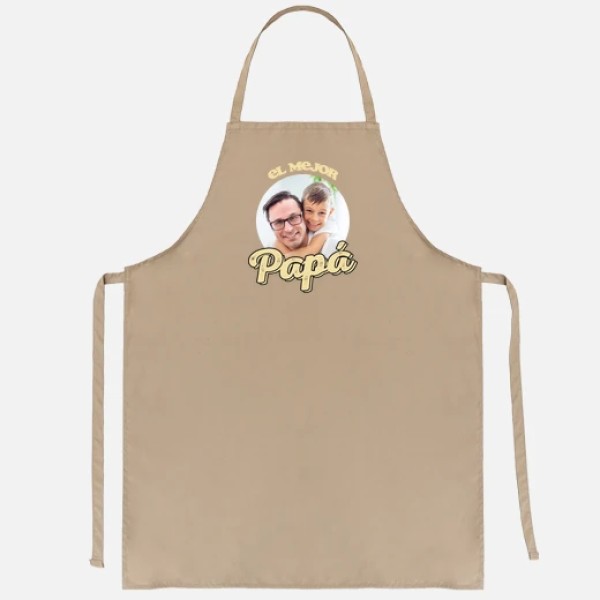 delantal el mejor papu00e1 regalos du00eda del padre personalizados