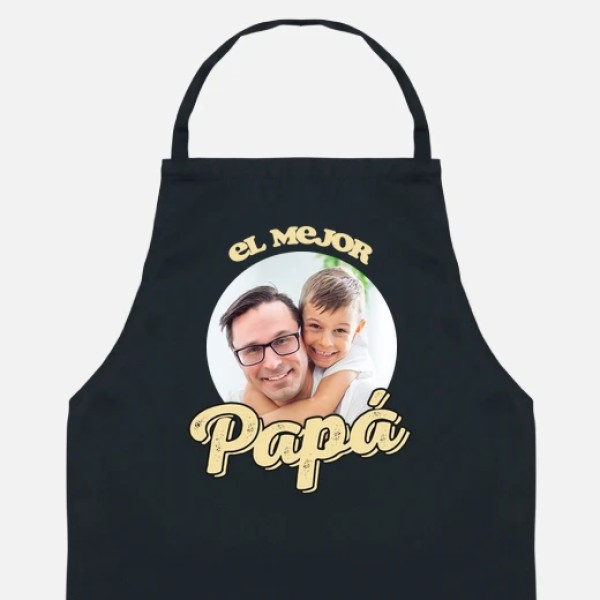 delantal el mejor papu00e1 regalos du00eda del padre personalizados