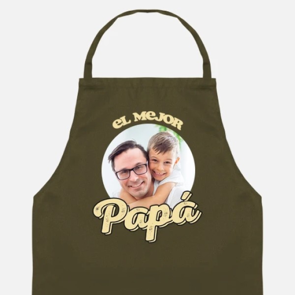 delantal el mejor papu00e1 regalos du00eda del padre personalizados