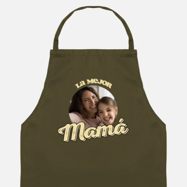 delantal la mejor mamu00e1 foto regalo delantal personalizado madre