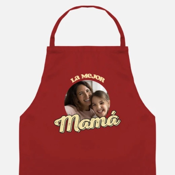 delantal la mejor mamu00e1 foto regalo delantal personalizado madre