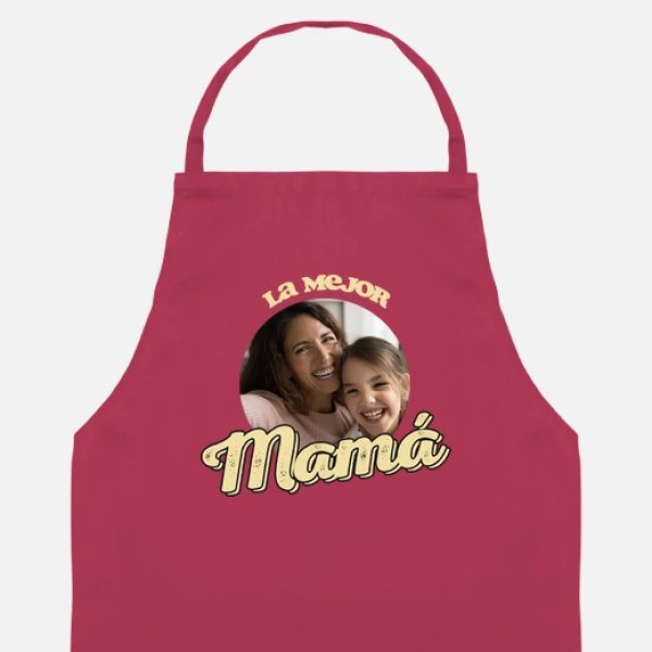 delantal la mejor mamu00e1 foto regalo delantal personalizado madre