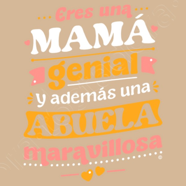 Mamu00e1 genial Abuela maravillosa
