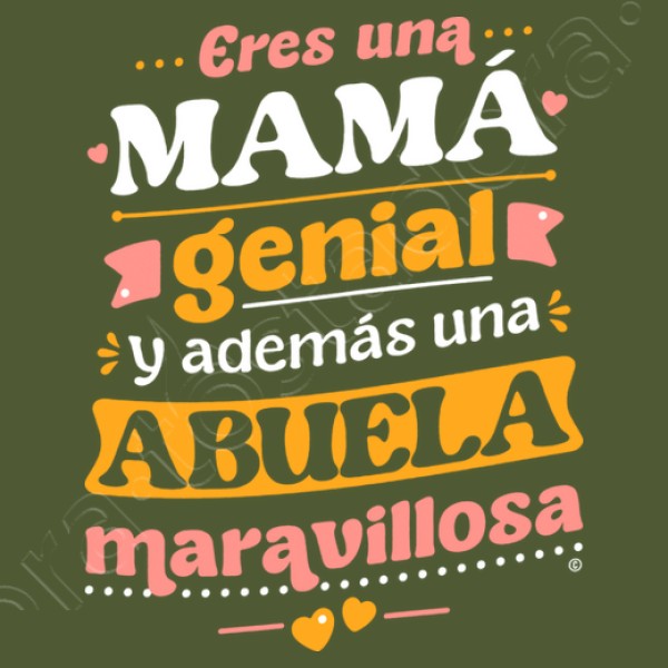 Mamu00e1 genial Abuela maravillosa
