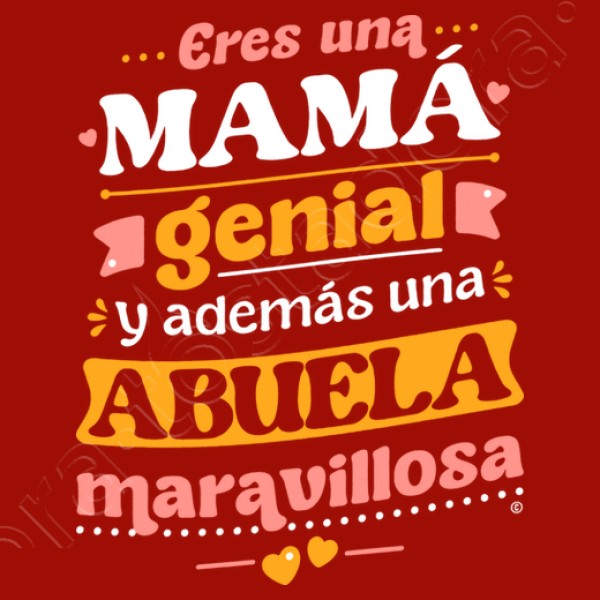 Mamu00e1 genial Abuela maravillosa