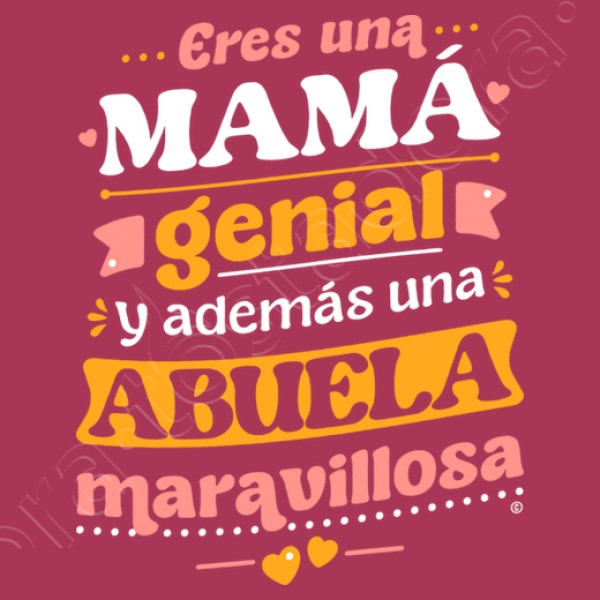 Mamu00e1 genial Abuela maravillosa
