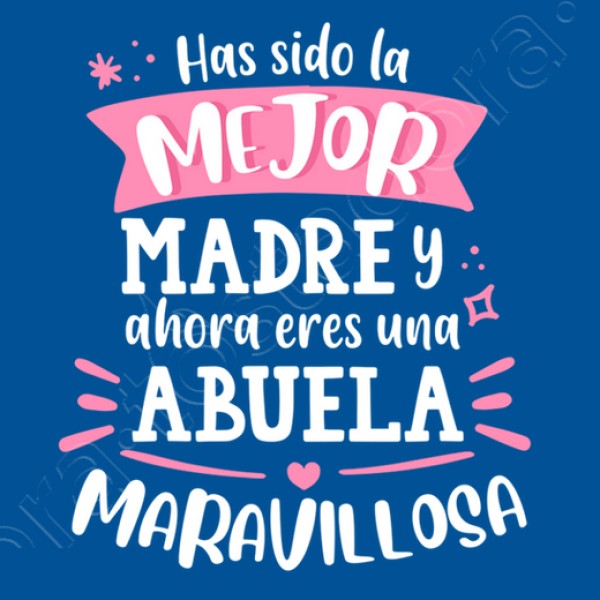 Abuela maravillosa blanco
