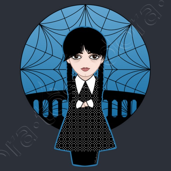Kokeshi Miu00e9rcoles Addams