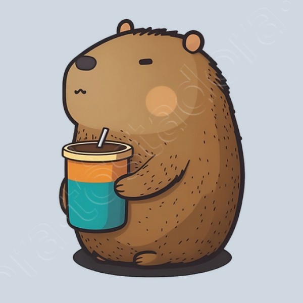capibara con cafu00e9