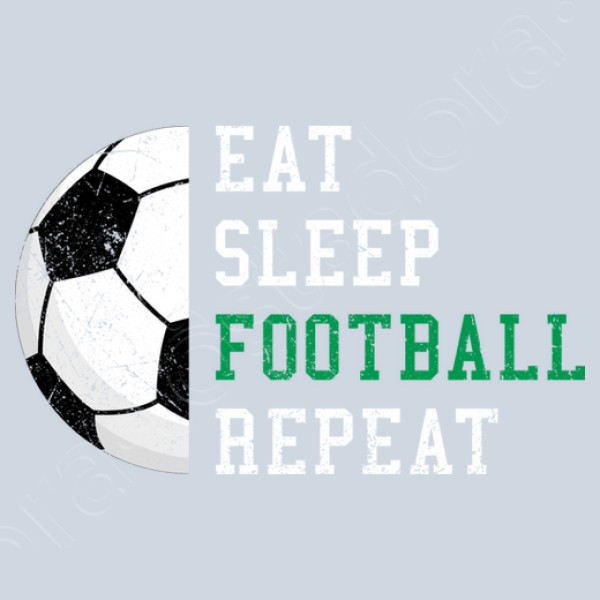 comer dormir repetir fu00fatbol - idea de regalo divertida