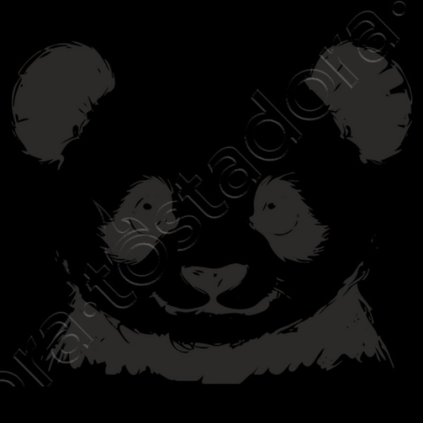 panda arte mono