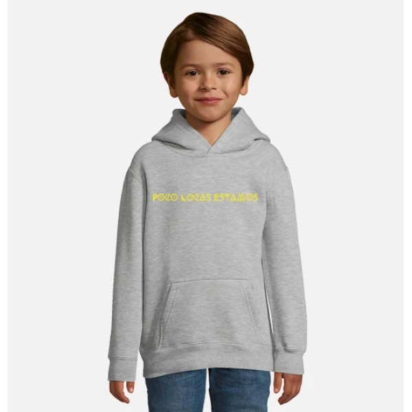Sudadera para niu00f1os con capucha, negra