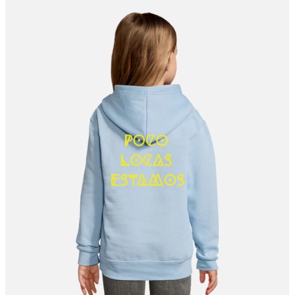 Sudadera para niu00f1os con capucha, negra