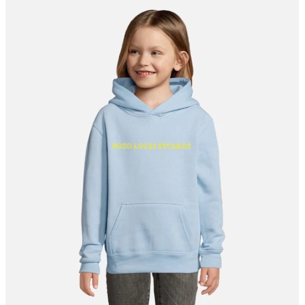 Sudadera para niu00f1os con capucha, negra
