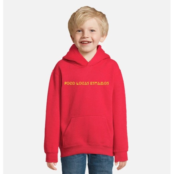 Sudadera para niu00f1os con capucha, negra