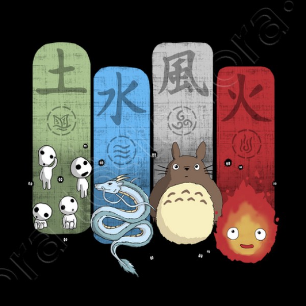 Ghibli Elemental Charms