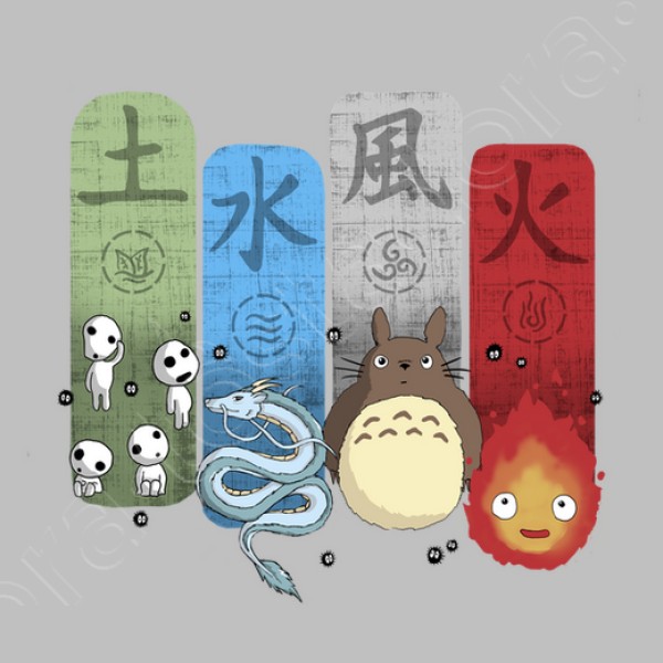 Ghibli Elemental Charms