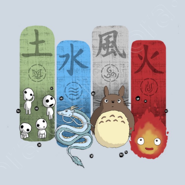 Ghibli Elemental Charms