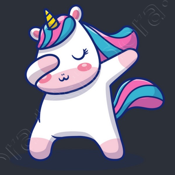 Unicornio Dabbing Baile