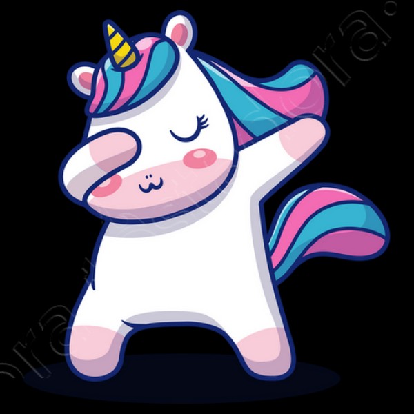 Unicornio Dabbing Baile
