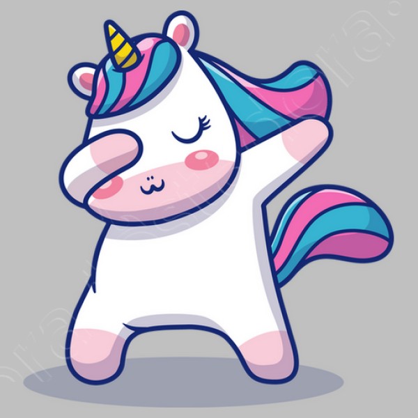 Unicornio Dabbing Baile