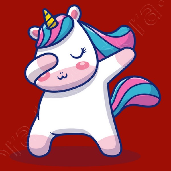 Unicornio Dabbing Baile