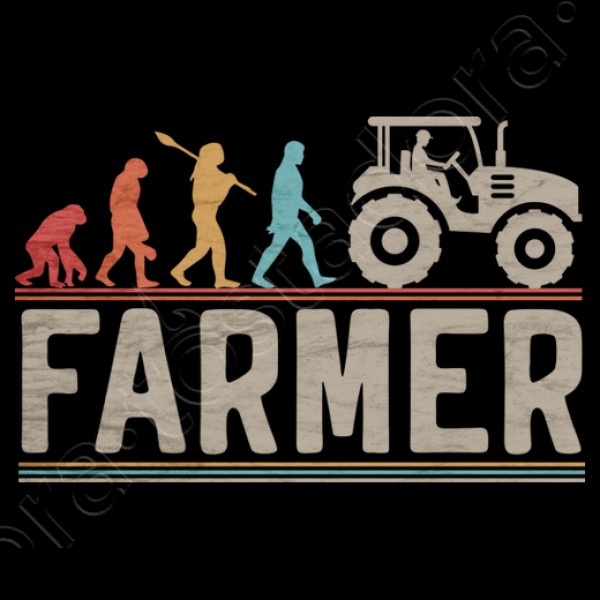 granjero evoluciu00f3n agricultor tractor