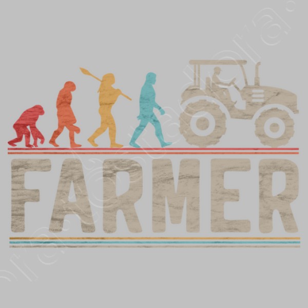 granjero evoluciu00f3n agricultor tractor