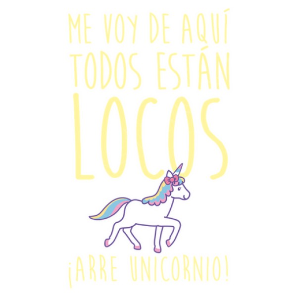 Pijama arre unicornio me voy a la cama a dormir
