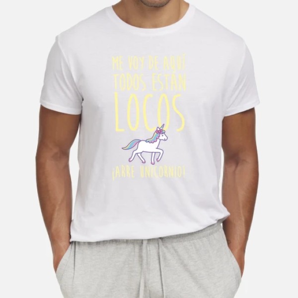 Pijama arre unicornio me voy a la cama a dormir
