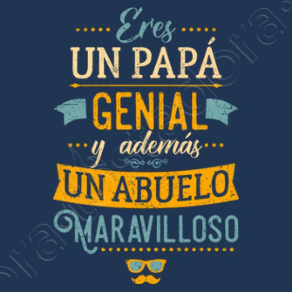 Papu00e1 genial Abuelo maravilloso