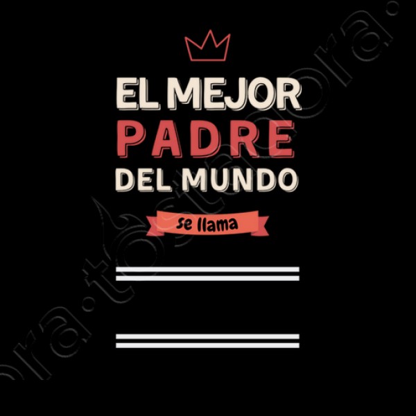 El mejor padre - nombre personalizable regalos personalizados dia del padre