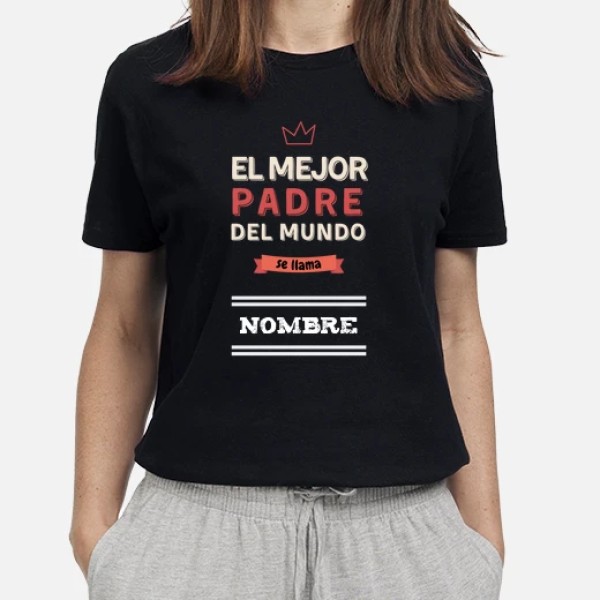El mejor padre - nombre personalizable regalos personalizados dia del padre