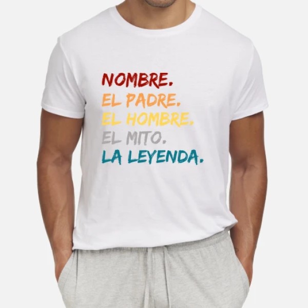 Nombre padre mito hombre leyenda regalos du00eda del padre personalizados