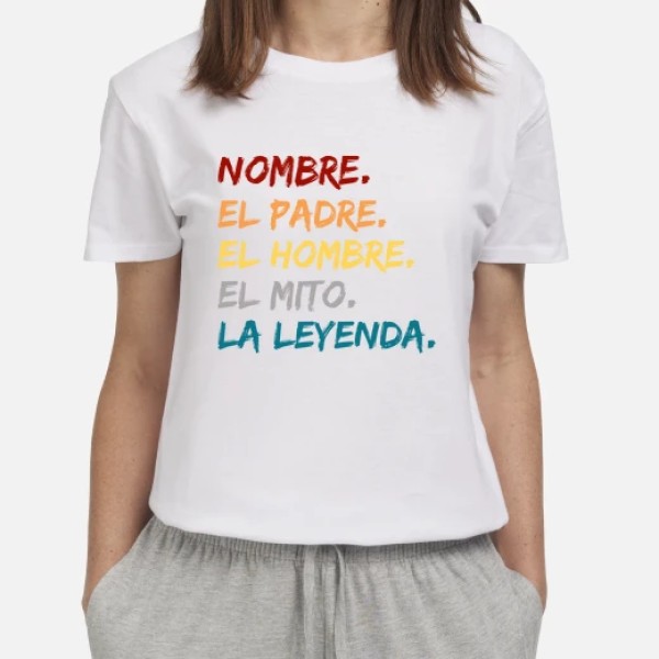 Nombre padre mito hombre leyenda regalos du00eda del padre personalizados