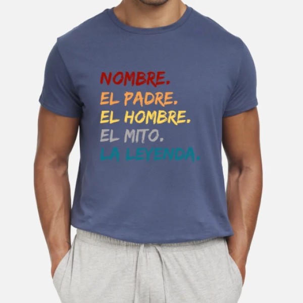 Nombre padre mito hombre leyenda regalos du00eda del padre personalizados