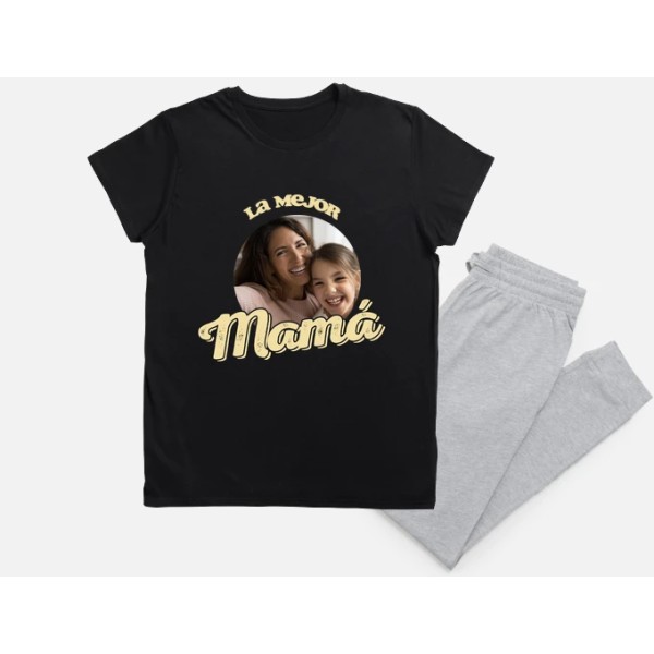 pijama la mejor mamu00e1 foto regalo