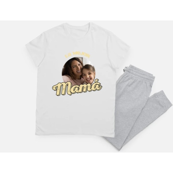pijama la mejor mamu00e1 foto regalo