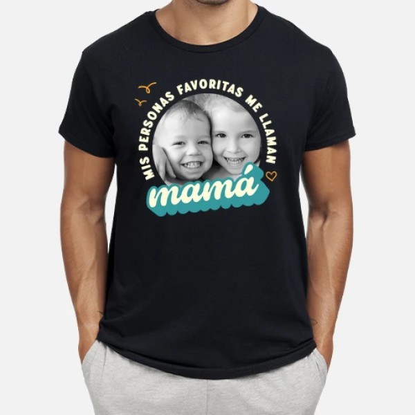 pijama mis personas favoritas me llaman mamu00e1 foto personalizable