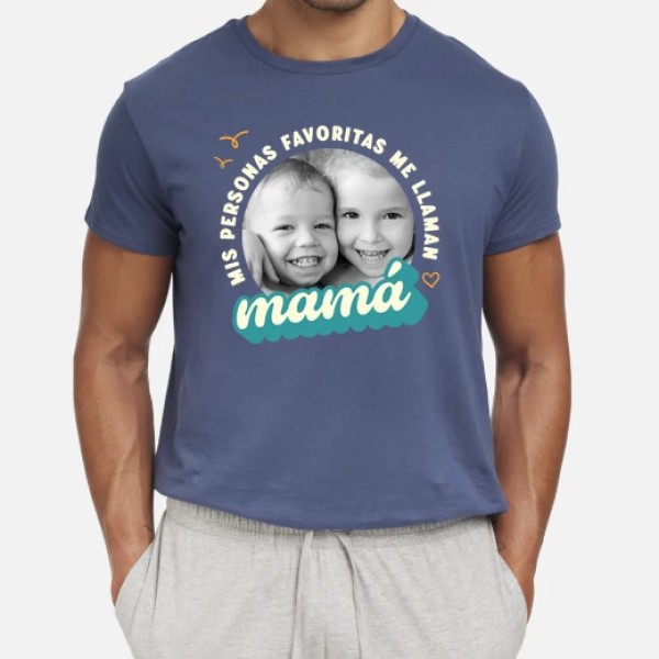 pijama mis personas favoritas me llaman mamu00e1 foto personalizable