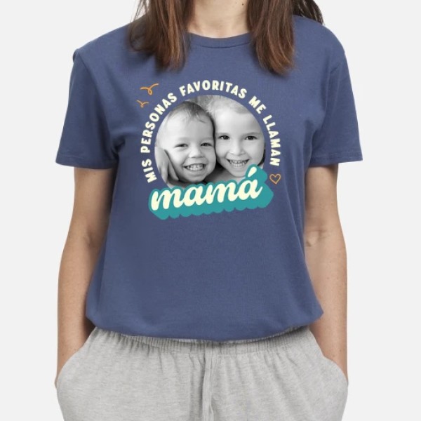 pijama mis personas favoritas me llaman mamu00e1 foto personalizable