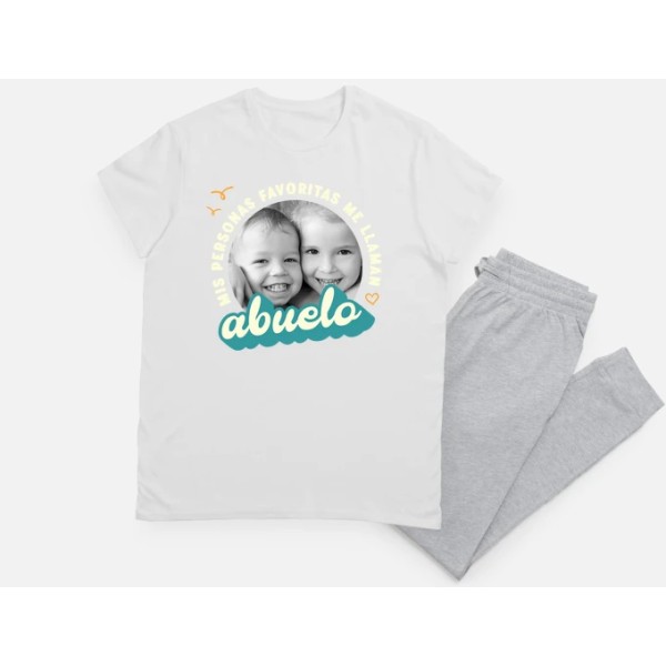 pijama mis personas favoritas me llaman abuelo foto personalizable