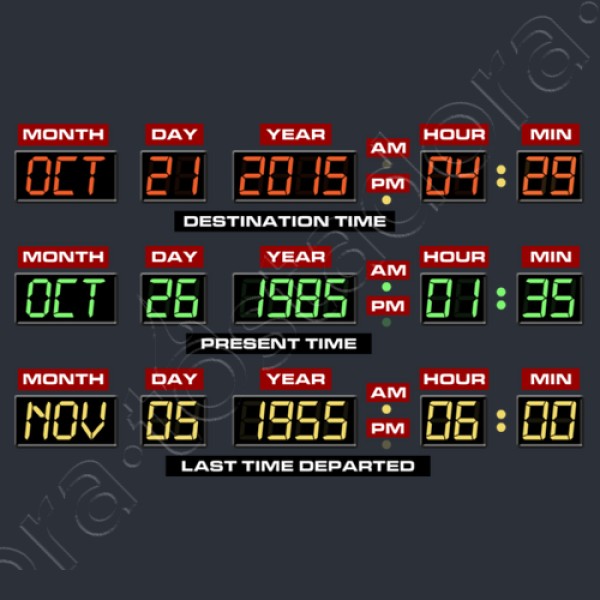 Panel de Control Delorean