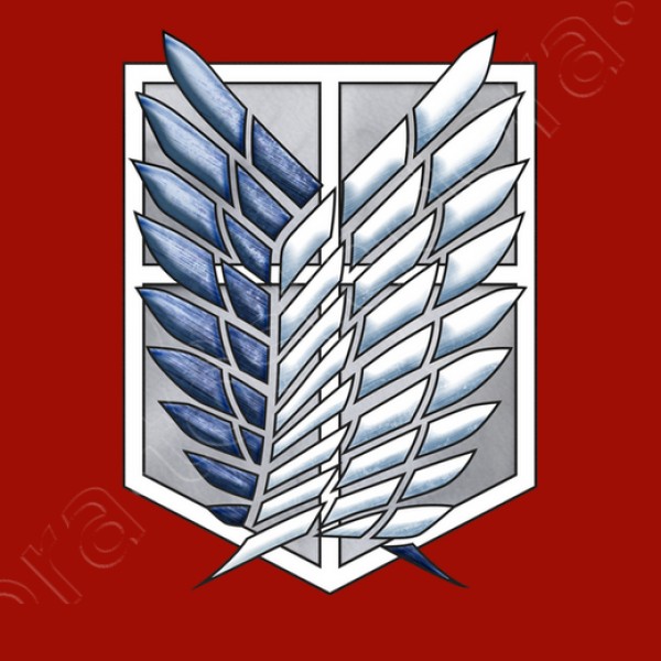 Shingeki No Kyojin Logo Delante y Detru00e1s