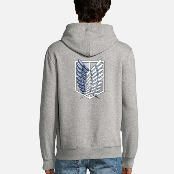 Shingeki No Kyojin Logo Delante y Detru00e1s