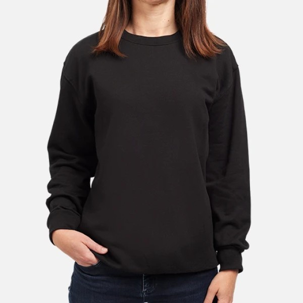 sudadera sin capucha basica - sin dibujo