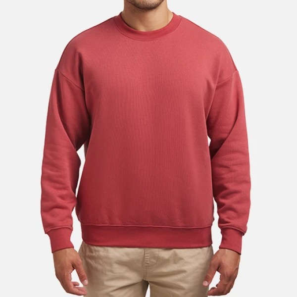 sudadera sin capucha basica - sin dibujo