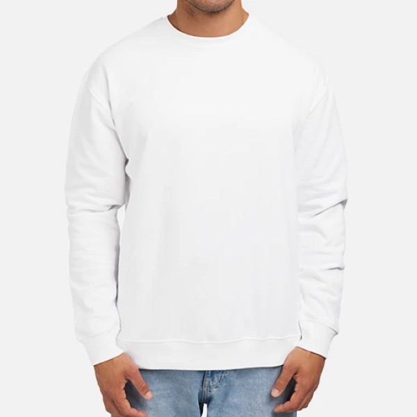 sudadera sin capucha basica - sin dibujo