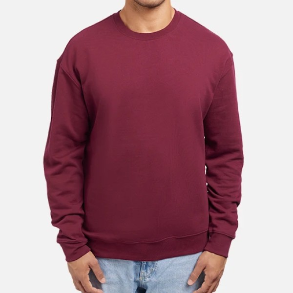 sudadera sin capucha basica - sin dibujo